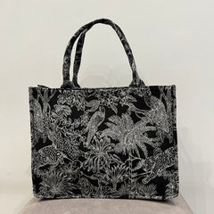 Laptop tote bag- Jungle Print