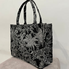 Laptop tote bag- Jungle Print