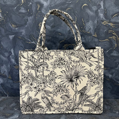 Laptop tote bag- Jungle Print