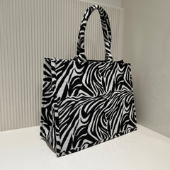 Zebra Print Tote Bag