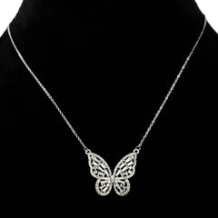 LAFERAH BUTTERFLY PENDANT CHAIN SET