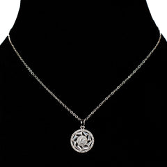 LAFERAH ROUND DIAMOND STYLE PENDANT