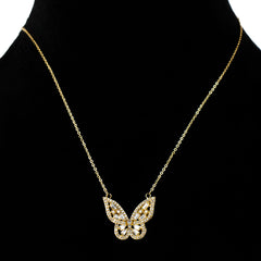 LAFERAH BUTTERFLY PENDANT CHAIN SET