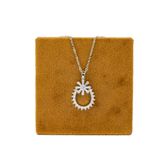 LAFERAH TRENDY DIAMOND LOOK PENDANT CHAIN