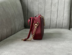 Maroon textured sling